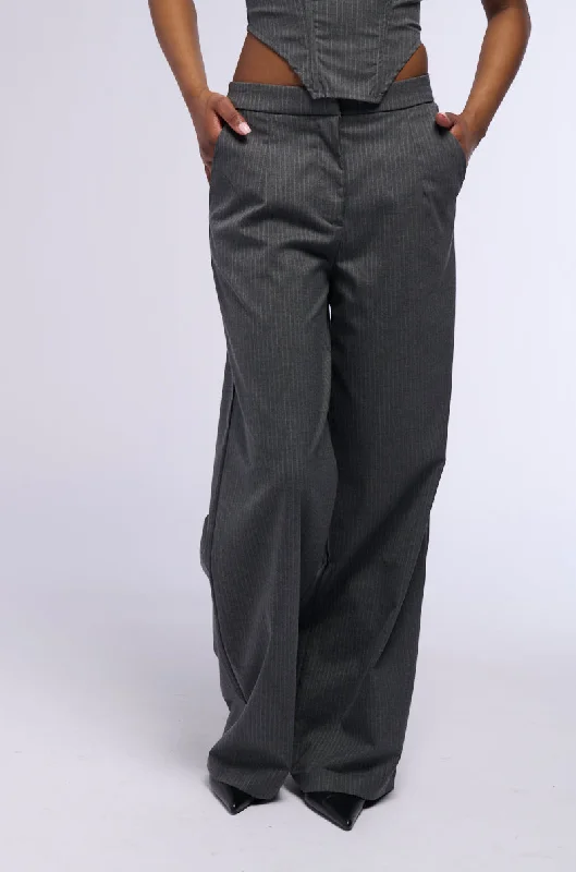 Wide Leg Pants for Summer Vacations -WORK HARD PLAY HARD WIDE LEG TROUSER