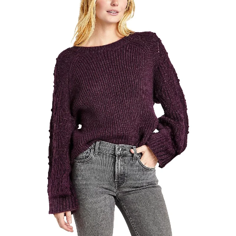 Striped Sweaters for Stylish Appearance -Splendid Womens Rayne Mohair Blend Pullover Crewneck Sweater