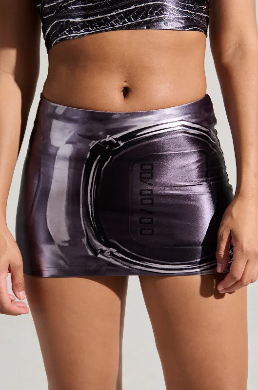 Bold leather skirts for daring fashion statements -SILENCE MINI SKIRT