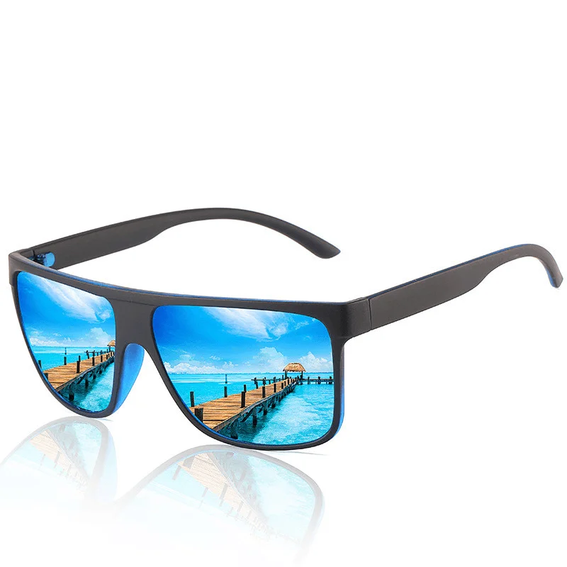 Semi-rimless Glasses for Hybrid Style -Polarized Sunglasses, Sports Trend, Colorful Film, Riding Glasses, Driving Sunglasses, Fishing Glasses