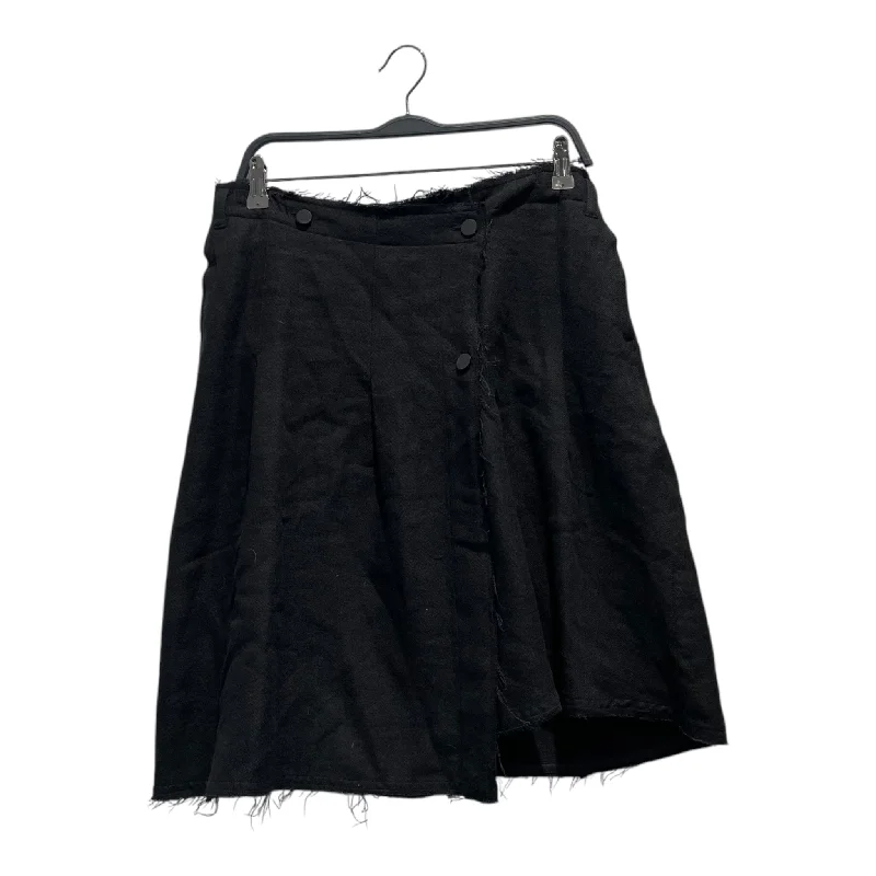 Affordable skirts for simple daily outfits -OUR LEGACY/Long Skirt/40/Wool/BLK/Pleated Wrap Skirt W4224PBL