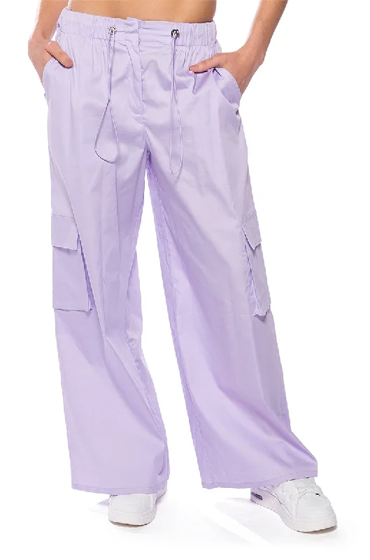 Wide Leg Pants for Curvy Figures -TWO STEP LIGHT WEIGHT WIDE LEG PANT