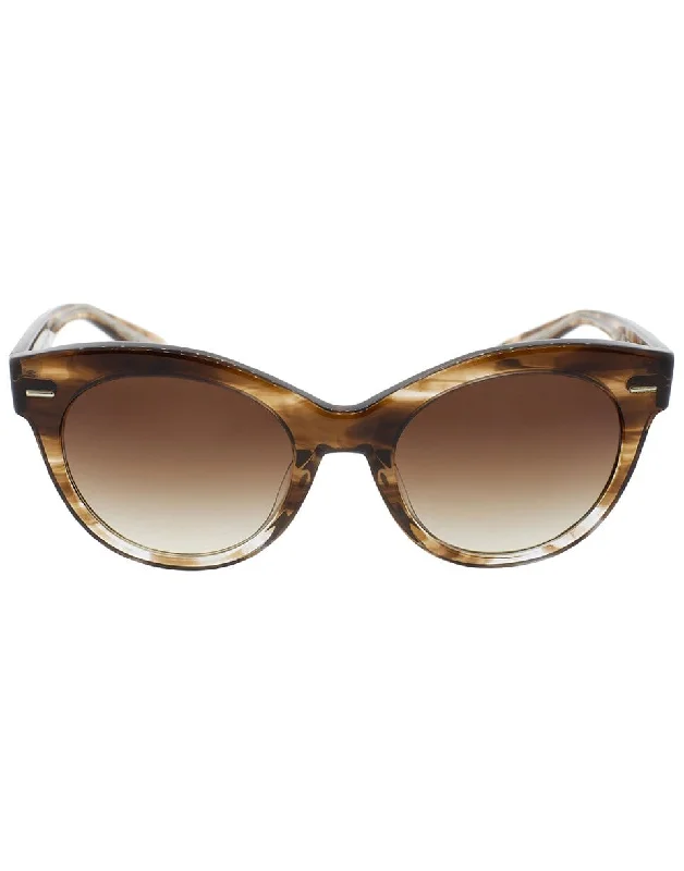 Floral Glasses for Romantic Appeal -The Row Georgica Brick Sunglasses