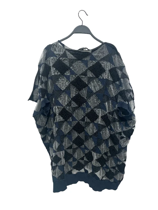 V - Neck Sweaters for Slimming Effect -JUNYA WATANABE COMME des GARCONS/Sweater/S/All Over Print/Wool/GRY/