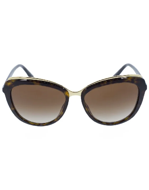 Beaded Glasses for Glamorous Look -Havana Cat Eye Sunglasses