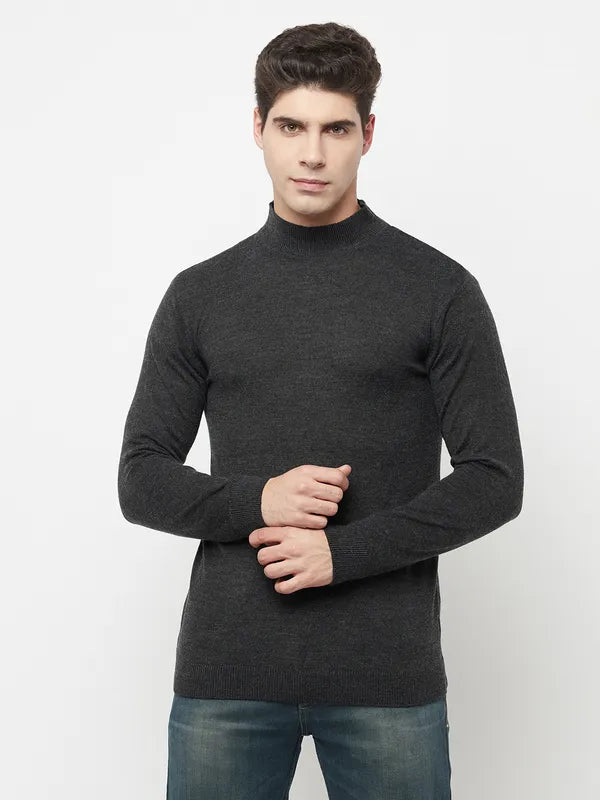 Pocket - Equipped Sweaters for Convenience -Men Mountain Green Sweaters