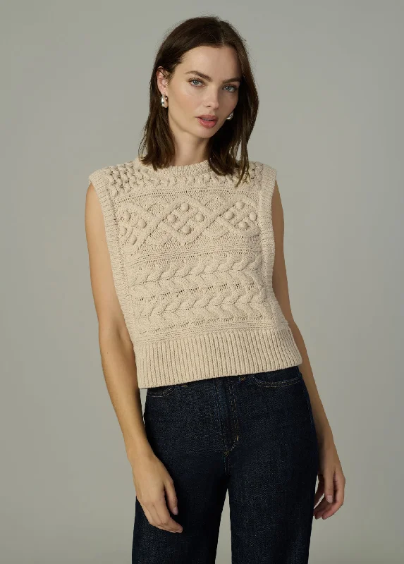 Belted Sweaters for Defined Waist -THE CLARA SWEATER VEST