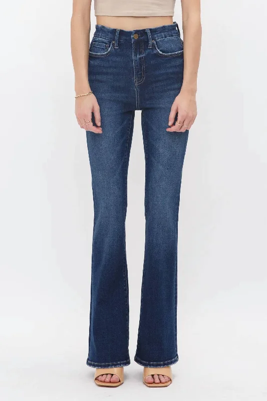 High Rise Bootcut Jean In Dark Wash