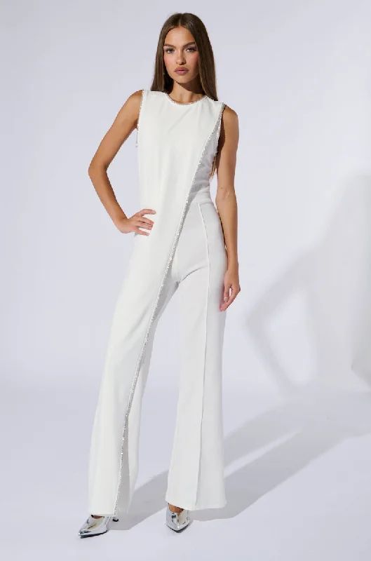 Wide Leg Pants with Tassels -NOTHING BUT CLASS WIDE LEG JUMPSUIT