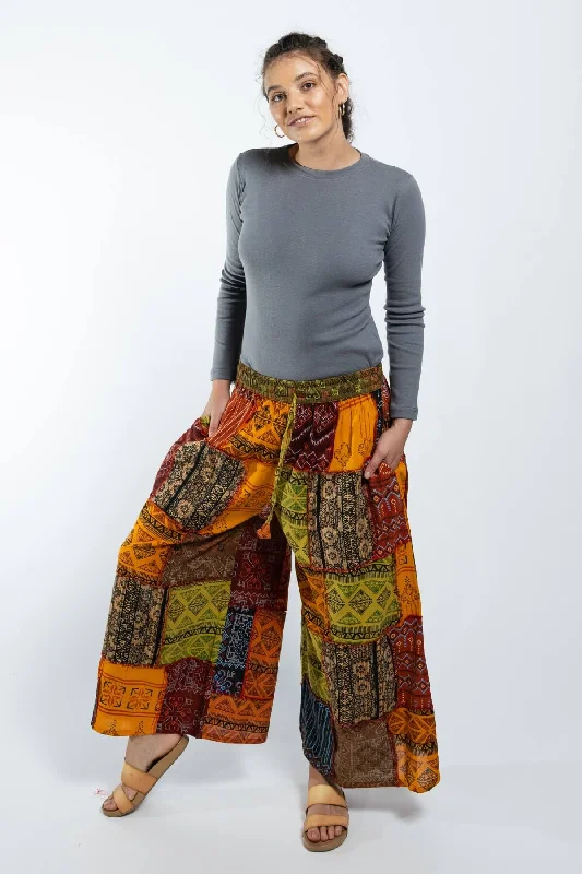 Wide Leg Pants for Casual Fridays -Asher Pants - Turmeric