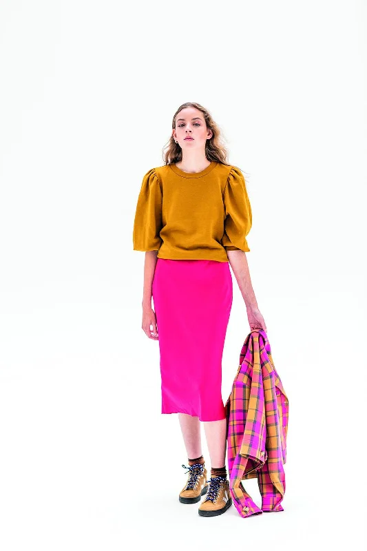 Pleated midi skirts for elegant everyday looks -Fibre Mood Madeline Skirt