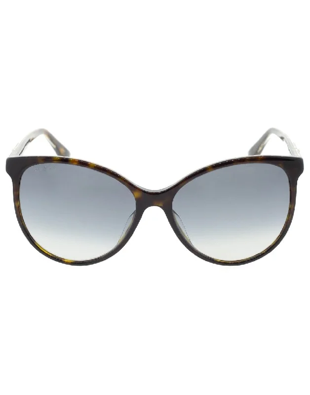 Striped Glasses for Trendy Look -Tortoise Cat-Eye Sunglasses