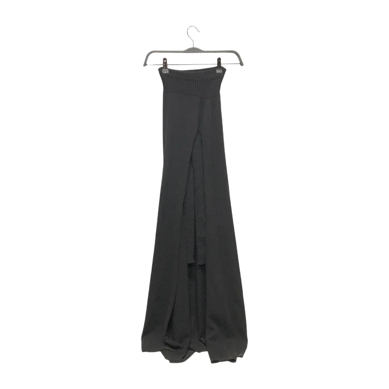 Pleated skirts for sophisticated evening wear -JACQUEMUS/Long Skirt/38/Cotton/BLK/