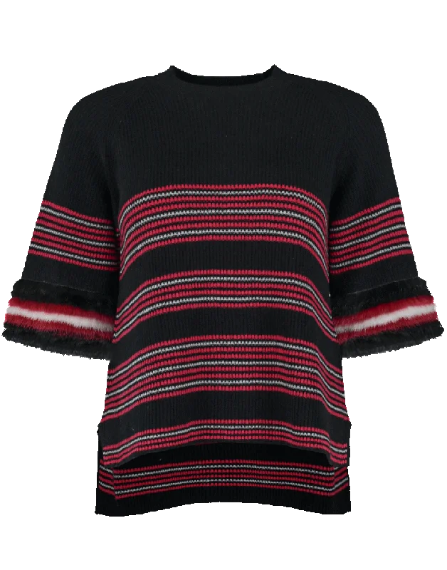 Halloween Sweaters for Spooky Theme -Hammock Striped Sweater