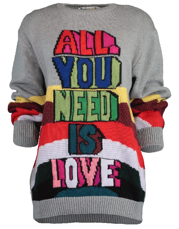 Floral Sweaters for Feminine Touch -All You Need Is Love Sweater