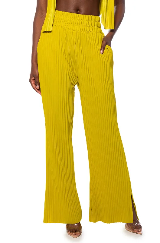 High Waist Wide Leg Pants for Shape -LUCY HIGH RISE WIDE LEG PANT