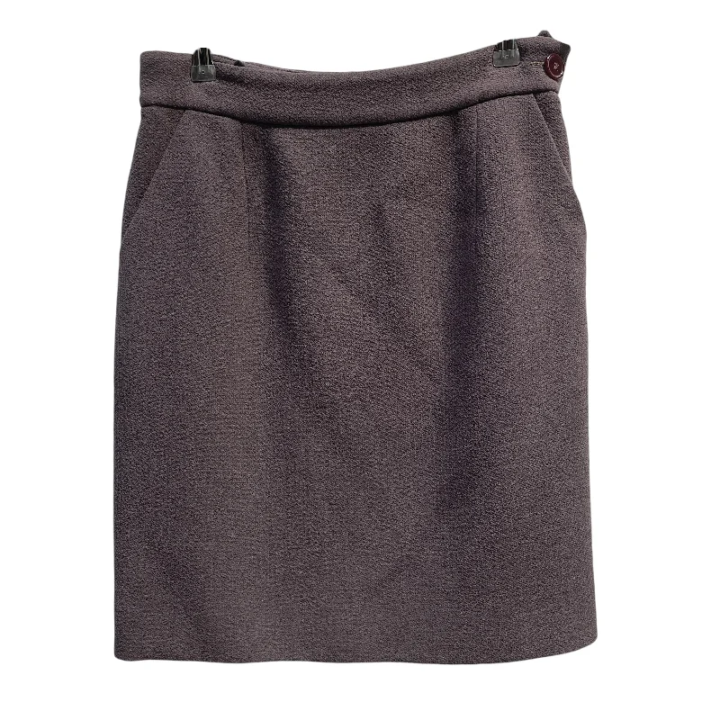 Cute mini skirts for fun party nights -BALENCIAGA/Skirt/42/Silk/KHK/