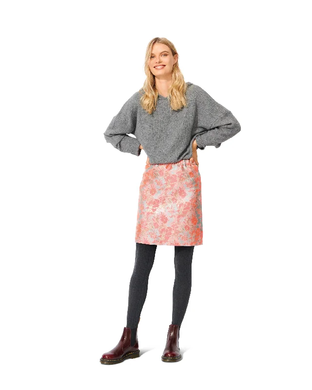 Soft linen skirts for gentle warm wear -Burda Skirt 6073