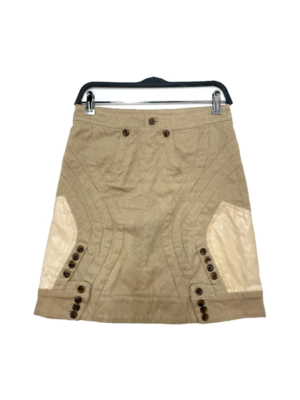 Durable denim skirts for rugged daily wear -UNDERCOVER/Skirt/1/Cotton/BEG